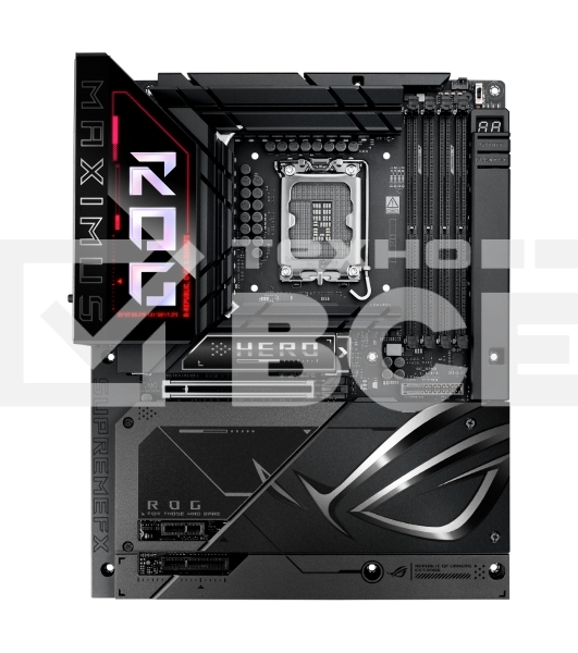 Материнская плата ASUS ROG MAXIMUS Z890 HERO BTF, LGA1851, Intel Z890, 4xDDR5, 4xSATA, 6xM.2, 1xPCIe 5.0 x16, 1xPCIe 4.0 x4, 1xPCIe x1, 1xHDMI, 2xUSB-C (Thunderbolt 4), 1xUSB-C 3.2 Gen 2, 4xUSB-A 3.2 Gen 2, 4xUSB-A 3.2 Gen 1, 2x2.5Gb LAN, Wi-Fi 7, Bluetoo