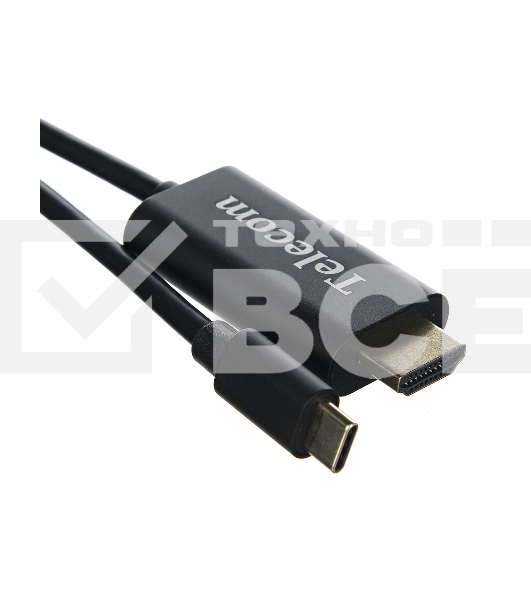 Кабель TelecomUSB3.1 Type-Cm --> HDMI A(m) 4K@30Hz, 1.8m <TCC005-1.8M>
