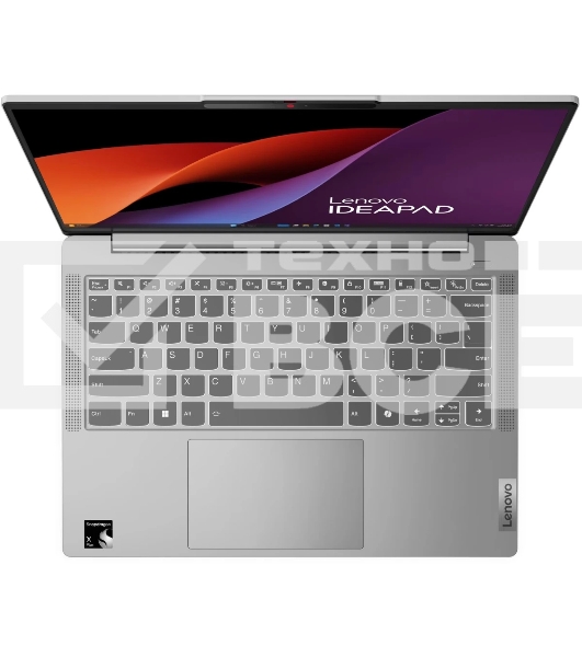 Ноутбук Lenovo IdeaPad Slim 5 14Q8X9 14'(1920x1200 IPS)/Qualcoмм Snapdragon X1P-42-100(3.4Ghz)/16Gb/512PCISSDGb/noDVD/Int:Adreno X1-85/Cam/BT/WiFi/57WHr/war 1y/1.48kg/cloud grey/Win 11Home + 65W, RU kbd