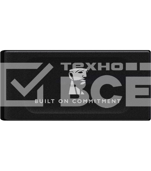 Внешний SSD Kingston XS1000, 1TB, USB 3.2 Gen 2 Type-C, R/W 1050/1000, черный