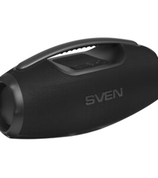 Портативная акустическая система SVEN PS-990, черный, 2.0, 2x90 Вт (RMS), IPx7, TWS, Bluetooth, USB, аккумулятор