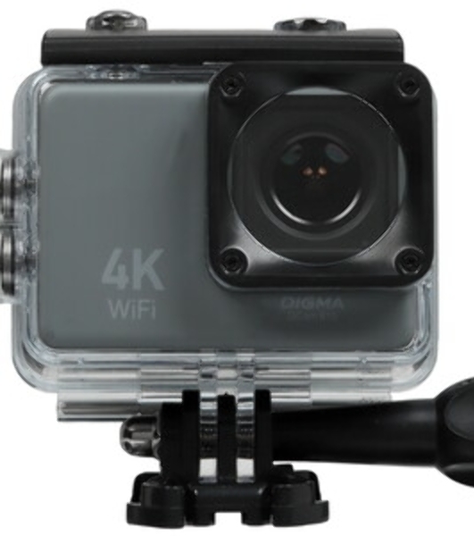 Экшн-камера Digma DiCam 810 серый