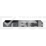Сетевой коммутатор TP-Link SMB TL-SF1016 Коммутатор 16-port 10/100M Desktop Switch, 16 10/100M RJ45 ports, Plastic case, фото 1