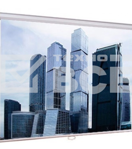 Экран Lumien 160x160см Eco Picture LEP-100105 1:1 настенно-потолочный рулонный