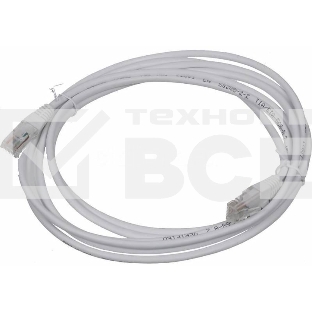 Патч-корд Lanmaster UTP RJ-45 (m)-RJ-45 (m) cat5E 3м белый 