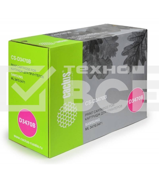 Картридж лазерный Cactus CS-D3470B черный для Samsung ML 3470/3471 (10000 стр.)