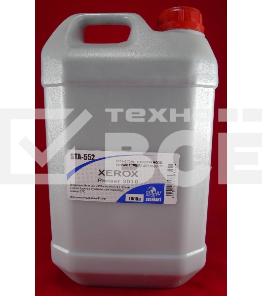Тонер XEROX Phaser 3040/3010/WC 3045 (кан, 1кг) B&W Standart фас России