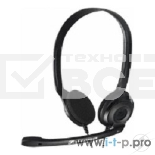 Гарнитура Sennheiser PC 3 Chat чёрный, проводная, 3.5 мм