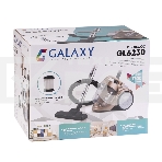 Пылесос Galaxy Line GL 6230 коралловый/черный, 350/1700 Вт, уборка сухая, пылесборник контейнер 2 л, фото8
