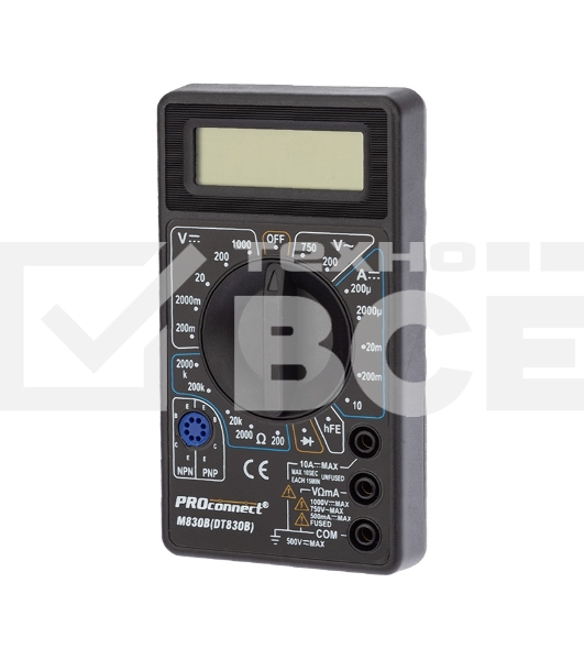 Портативный мультиметр M830B (DT830B) PROconnect