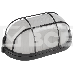 Светильник НПП 1402 60Вт E27 IP54 черный овал с решеткой ИЭК LNPP0-1402-1-060-K02, фото 1