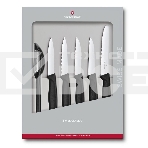 Набор ножей кухон. Victorinox Swiss Classic Kitchen (6.7113.6G) компл.:6шт черный подар.коробка, фото 1