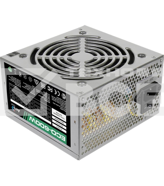 Блок питания Aerocool / Formula 600W Retail ECO-600W, 600Вт, 120мм, серый