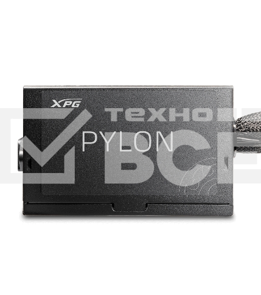 Блок питания ADATA XPG  PYLON650B-BLACKCOLOR, 650 Вт, 80 PLUS Bronze, 120мм, черный