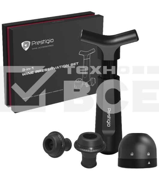 Набор для хранения вина Manual Vacuum Wine Stopper with stoppers and champane stopper