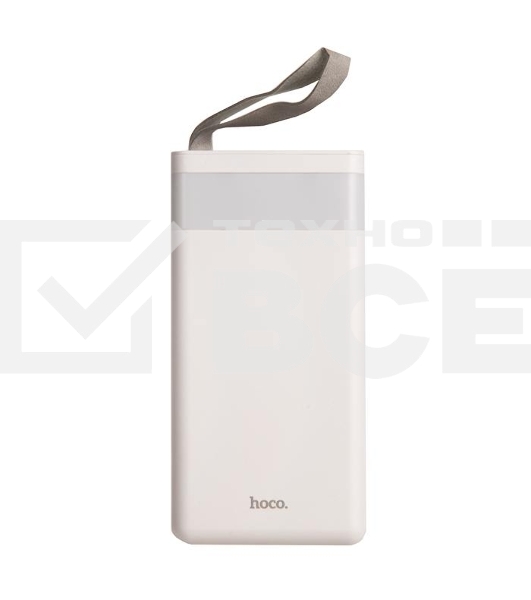 Внешний аккумулятор HOCO J73 Powerful desk lamp power bank, 2.0А (30000mAh), белый