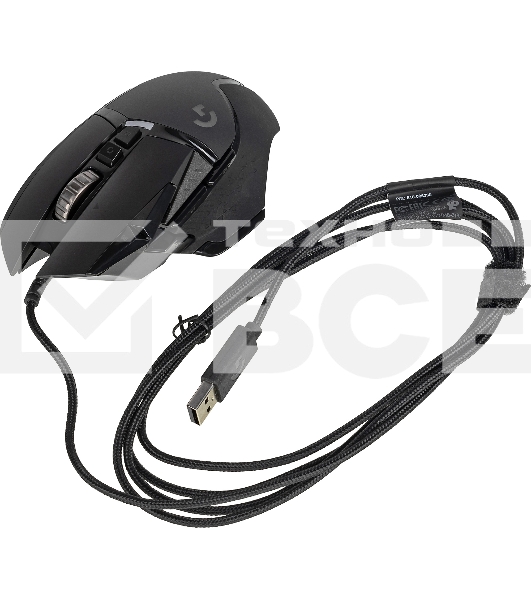 Мышь проводная Logitech G502 HERO черный, 25600 dpi, USB, кнопки - 11