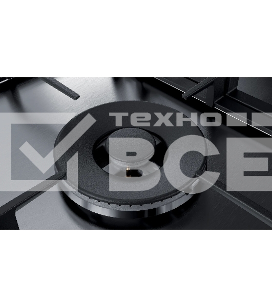 Газовая варочная поверхность Bosch PCR9A5B90M нержавеющая сталь