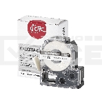 Кассета с лентой S'OK by Sakura Printing BLK5WBA11 для Epson, черный на белом, φ11мм/2.5м, фото 1