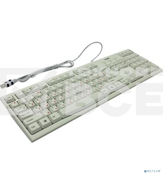 Клавиатура проводная SVEN KB-S300 белая