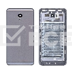 Задняя крышка для Meizu M5 Note темно-серая, фото2