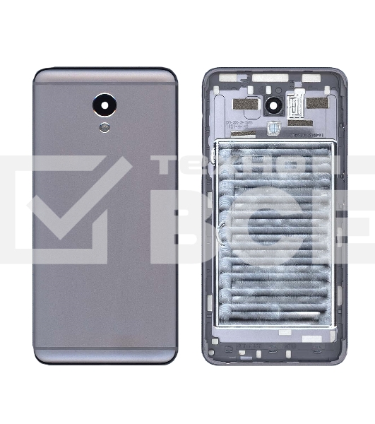 Задняя крышка для Meizu M5 Note темно-серая