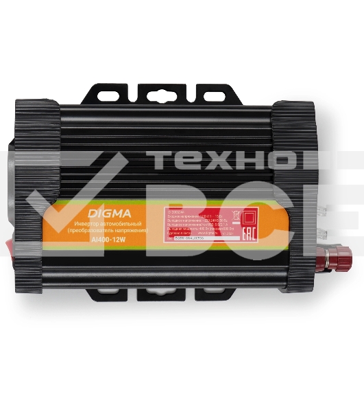Автоинвертор Digma AI400-12W 400Вт