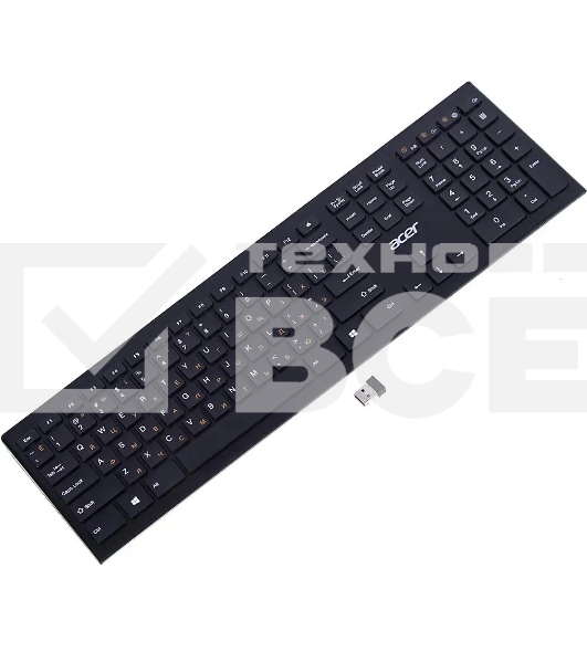 Клавиатура Acer OKR010 беспроводная, USB, Радиоканал, черный