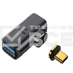 Переходник Type C папа на USB 3.1 мама с магнитным разъемом, фото 1