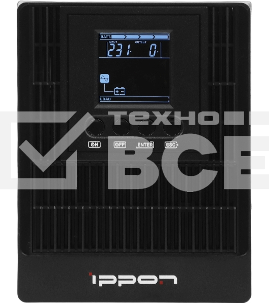 Источник бесперебойного питания Ippon Innova TB 1000 900Вт 1000ВА черный