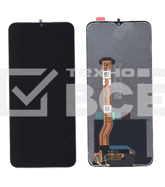 Дисплей для OPPO A18 (CPH2591) в сборе с тачскрином черный