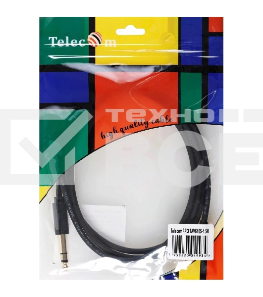 Кабель-адаптер  3.5ST(M)/6.35 ST(M), 1.5м, Telecom PRO <TAV6165-1.5M>
