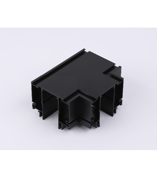 GL1044 BK черный коннектор Т-образный для корпуса в натяжной потолок Magnetic 220V 140*100*61