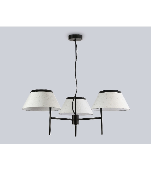 Светильник Ambrella light LH72451/3 BK/WH черный/белый Е14/3 max 40W D800*290-1080