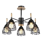 Светильник Ambrella light TR8015/5 BK черный E27*5 max 40W D600*385, фото7
