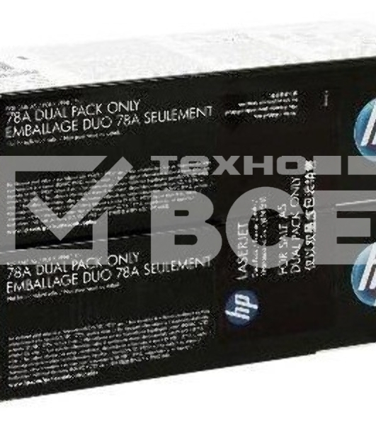 Картридж лазерный двойная упаковка HP CE278AF/CE278AD черный для LJ 1566/1606dn/1536dnf (2 х 2100 стр)