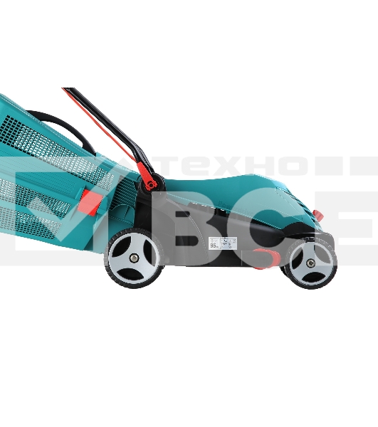 Газонокосилки Bosch ARM 34 06008A6101 Газонокосилка роторная { шир. 34см, Мотор Power drive, Момент 16Нм, 1300Вт, 40л, 11кг, 5 уровней кошения(20-70см); косит вдоль стен, складные Ergo ручки, комп. хранение }