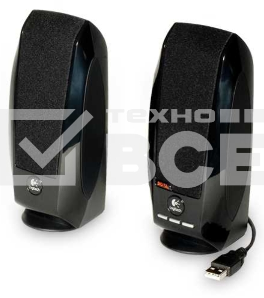 Акустическая система Logitech S150 980-000029 Колонки2.0, 2x0,6W, 90 Гц - 20 кГц, OEM