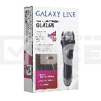 Набор для стрижки Galaxy Line GL 4165, черный, 3 Вт, время непрерывной работы до 1,5 ч, время зарядки около 2 часов, аккум. Li-Ion 3,7 В, емкость аккум. 600 мА*ч, лезвия из нержав. стали, ширина лезвия 40 мм, 2 насадки-расчески (3 и 6 мм, 9 и 12 мм), USB , фото3