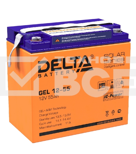 Батарея для ИБП Delta GEL 12-55