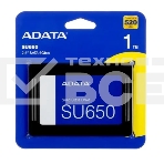 Накопитель SSD ADATA Ultimate SU650, 1Tb, SATA III, 2.5