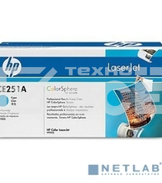 Картридж лазерный HP CE251A голубой для CLJ CM3530/CP3525 7000стр.