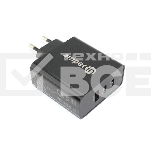 Блок питания (сетевой адаптер) Amperin GaN charger (YDS-TC065-012C) 65W, черный