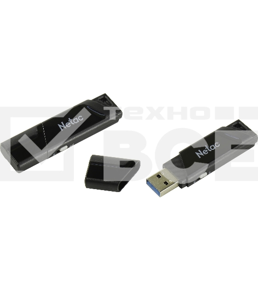 Флеш диск Netac U336S NT03U336S-032G-30BK, 32Gb, USB3.0, пластиковая с защитой от записи