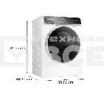 Стиральная машина Bosch Serie 8 WGB256A0ME белый, загрузка фронтальная 10 кг, 1600 об/мин., класс: А, фото4