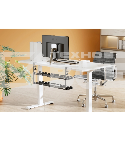Кабель-канал Cactus CS-CM-700-2BK для столов 72.8x13.5x34.2см черный