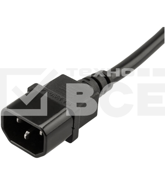 Блок распределения питания Rexant для 19' шкафов, горизонтальный, 8 розеток СЕЕ 7/4, 10A, выкл, алюм корп, шнур 2м, вилка C14