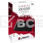 Внешний SSD Kingston XS1000, 1TB, USB 3.2 Gen 2 Type-C, R/W 1050/1000, черный, фото8