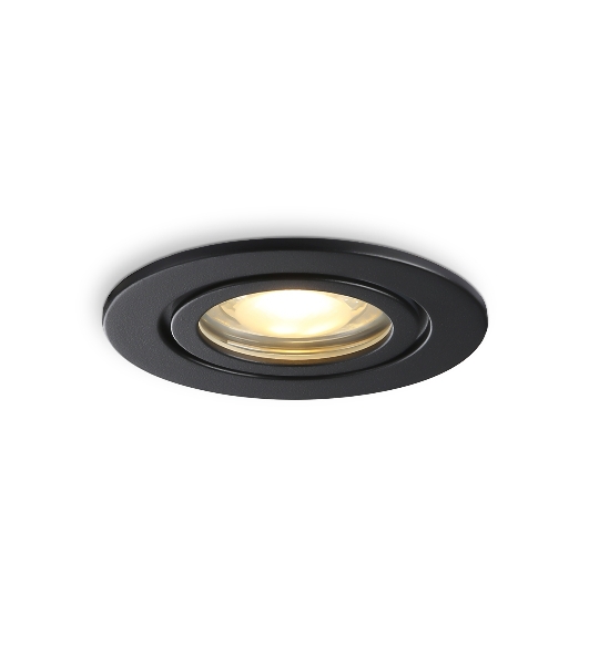 Светильник Ambrella light TN1151 BK черный IP44 GU5.3 D85*28