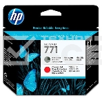 Картридж струйный HP CE017A черный матовый/хроматический красный печатающая головка для HP DJ Z6200, фото 1